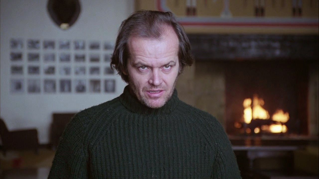 Jack Nicholson Social Distancing in The Shining