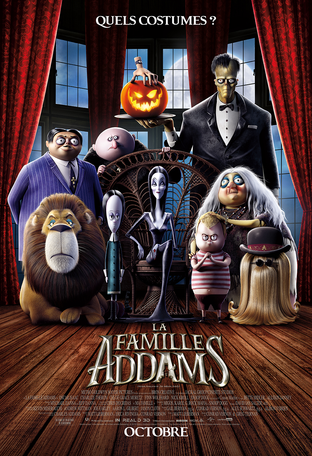 La Famille Addams Affiche français