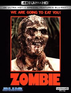 Zombie 4K UltraHD 1979 affiche film