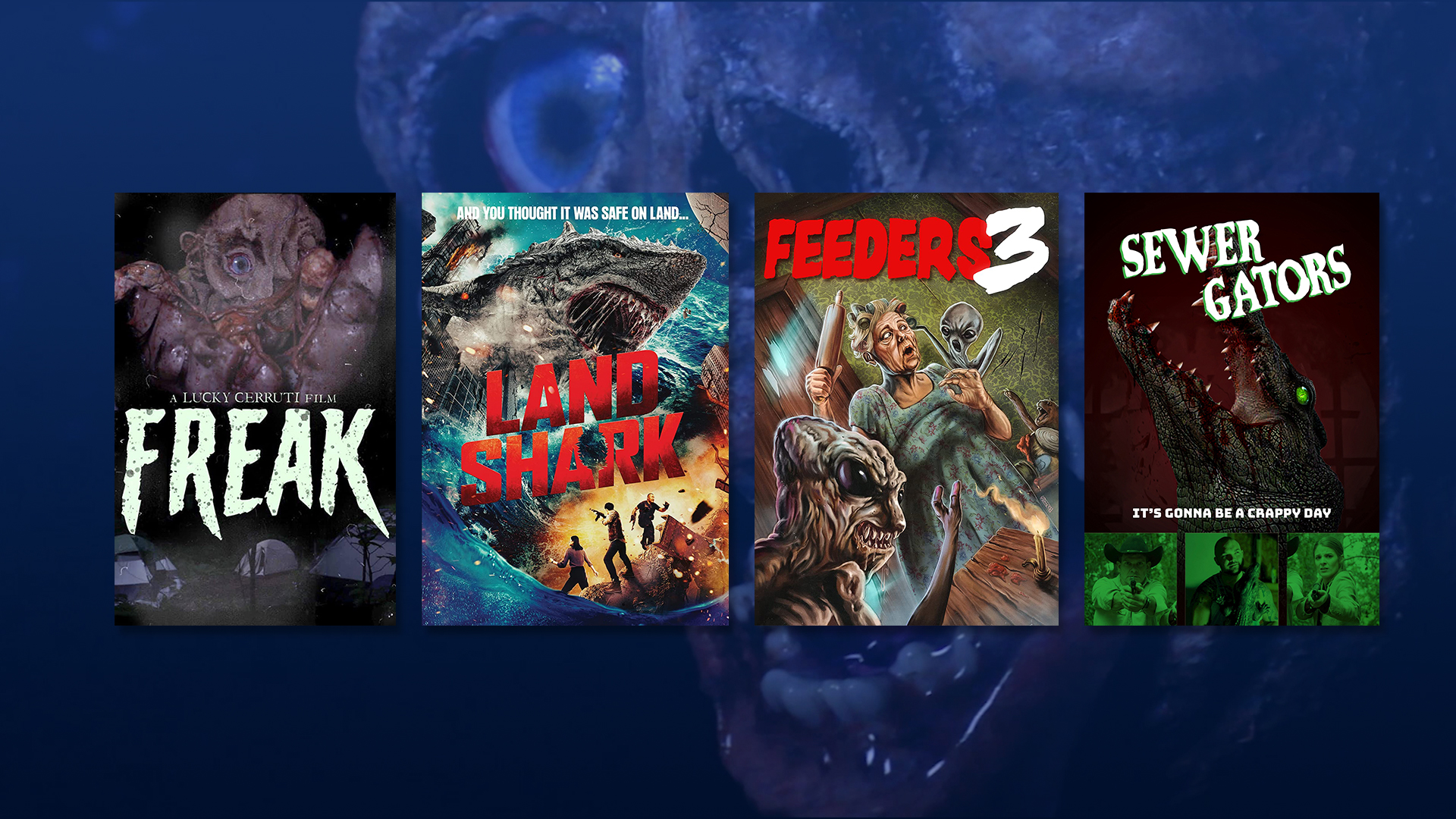 L’horreur de B à Z: Freak, Land Shark, Feeders 3 et Sewer Gators