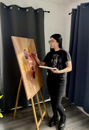 L’horreur au service de la prévention : le projet de l’artiste Charlotte Pimentel face au cancer de la peau 3 Photo action Charlith