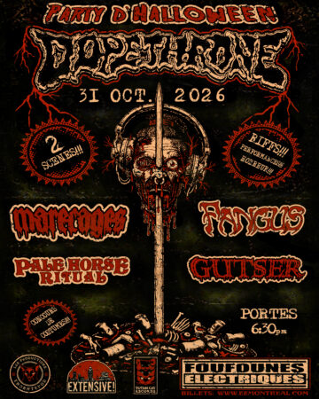 « Party d'Halloween Dopethrone 2026 » : Courez la chance de gagner votre laissez-passer pour la soirée la plus brutale en ville 1 Dopethrone Halloween 2026 IG